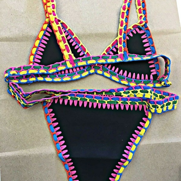 NWT Crochet Bikini Set - Picture 2 of 2